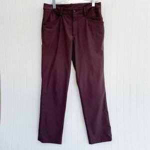 lululemon athletica Men's Chinos - Dark Burgundy